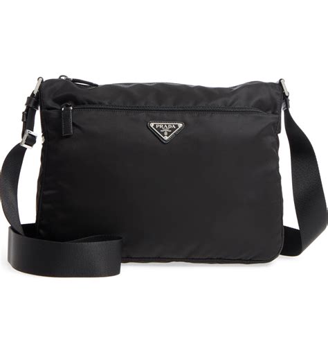 prada large nylon zip tote with crossbody strap|real real prada crossbody bags.